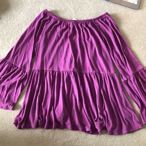 Urban Outfitters off the shoulder long sleeve top